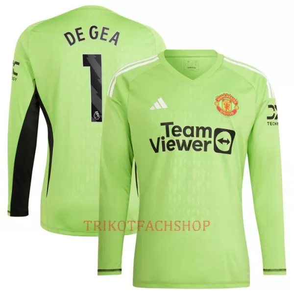 Manchester United De Gea 1 Torwart Heimtrikot 23/24 Langarm für Herren