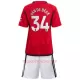 Manchester United Donny Van de Beek 34 Heimtrikot 23/24 für Kinder