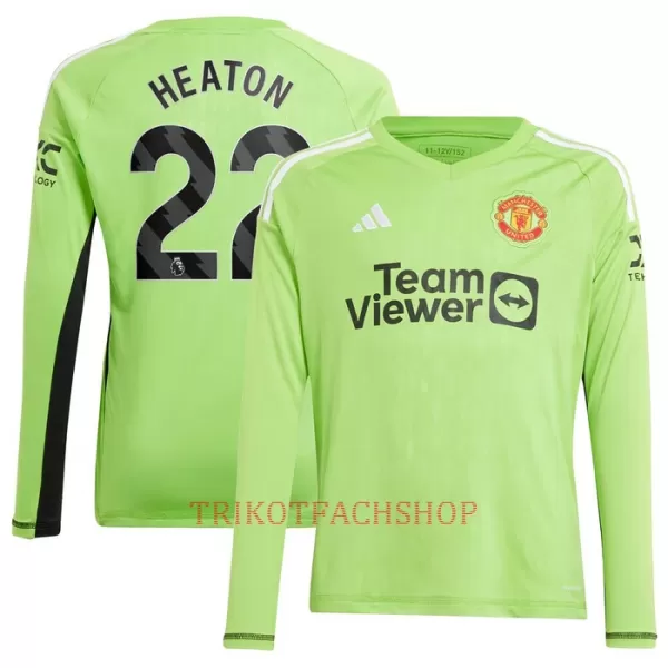 Manchester United Heaton 22 Torwart Heimtrikot 23/24 Langarm für Herren