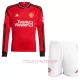 Manchester United Heimtrikot 23/24 Langarm für Kinder