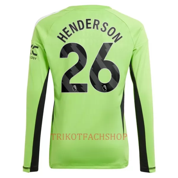 Manchester United Henderson 26 Torwart Heimtrikot 23/24 Langarm für Herren