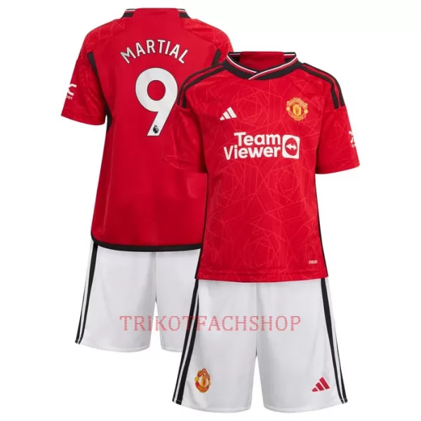 Manchester United Martial 9 Heimtrikot 23/24 für Kinder