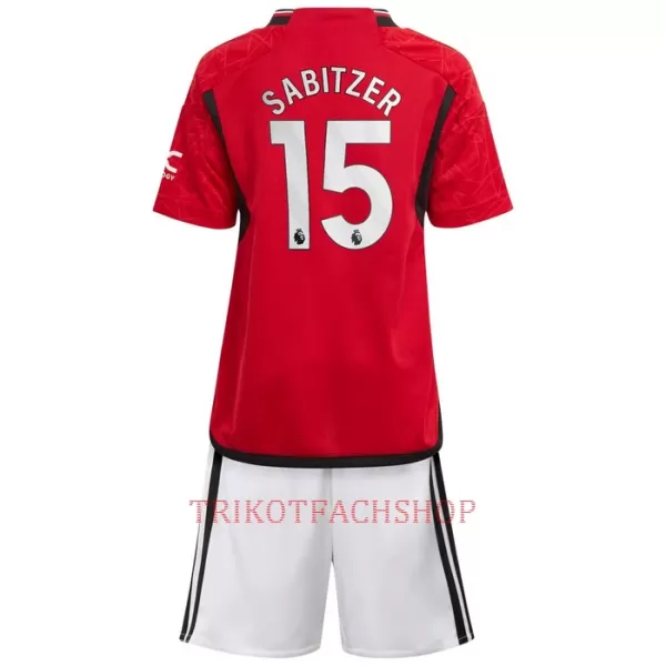 Manchester United Sabitzer 15 Heimtrikot 23/24 für Kinder