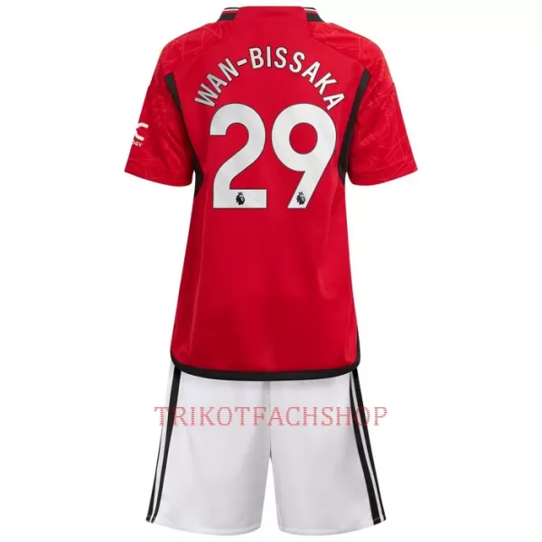 Manchester United Wan-Bissaka 29 Heimtrikot 23/24 für Kinder