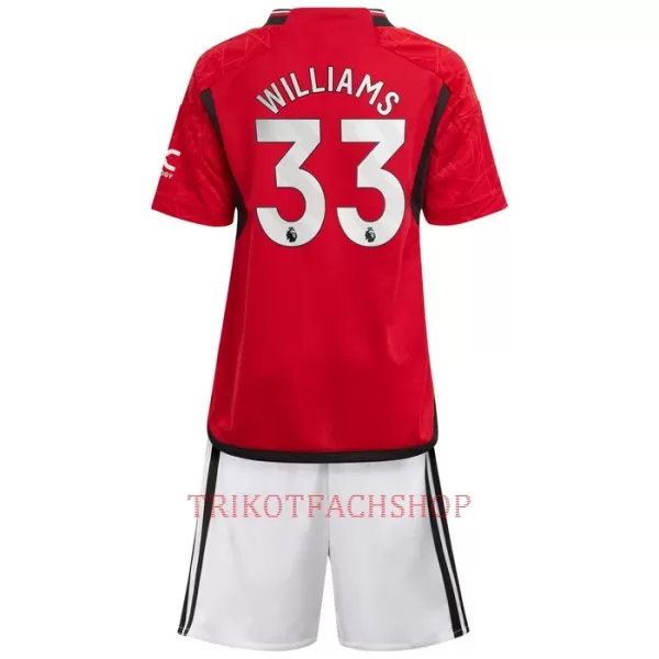 Manchester United Williams 33 Heimtrikot 23/24 für Kinder