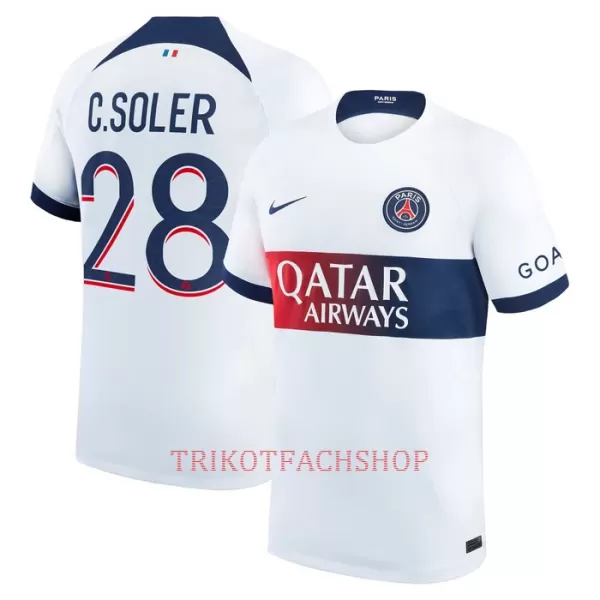 Paris Saint-Germain C. Soler 28 Auswärtstrikot 23/24 für Herren