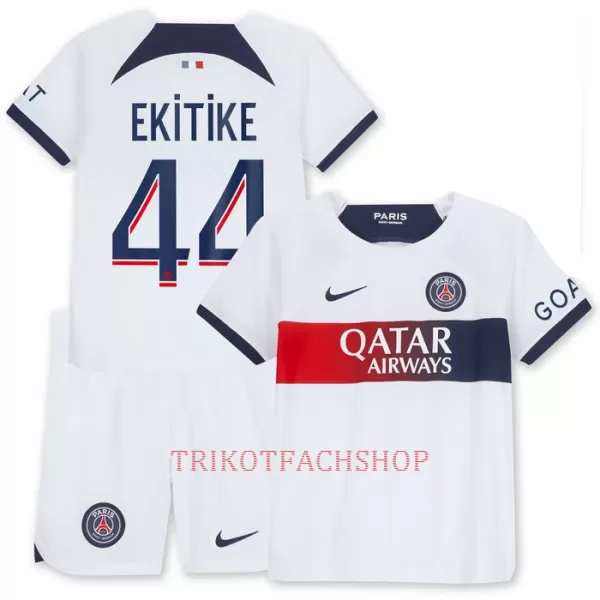 Paris Saint-Germain Ekitike 44 Auswärtstrikot 23/24 für Kinder