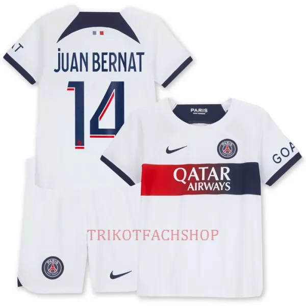 Paris Saint-Germain Juan Bernat 14 Auswärtstrikot 23/24 für Kinder