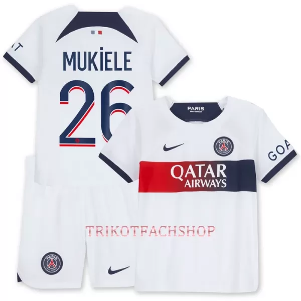 Paris Saint-Germain Mukiele 26 Auswärtstrikot 23/24 für Kinder