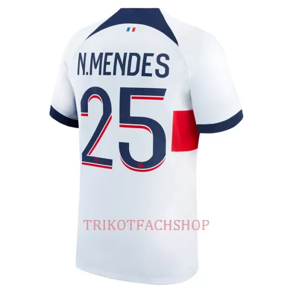 Paris Saint-Germain N.Mendes 25 Auswärtstrikot 23/24 für Herren