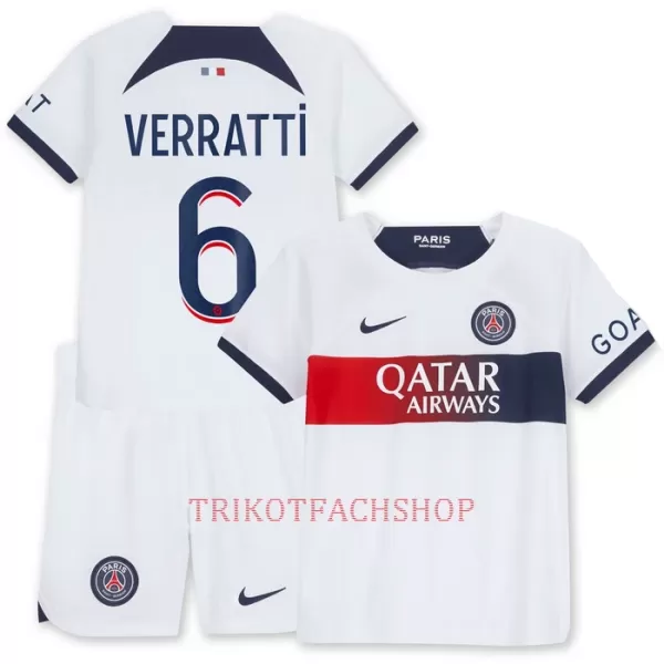 Paris Saint-Germain Verratti 6 Auswärtstrikot 23/24 für Kinder