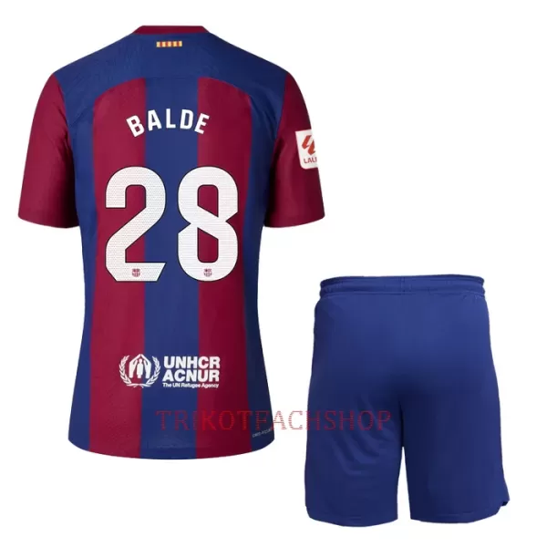 FC Barcelona Alejandro Balde 28 Heimtrikot 23/24 für Kinder