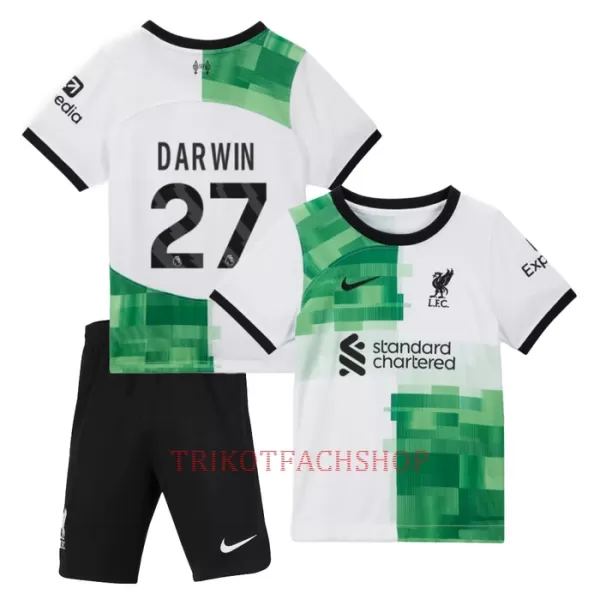 Liverpool Darwin Núñez 27 Auswärtstrikot 23/24 für Kinder