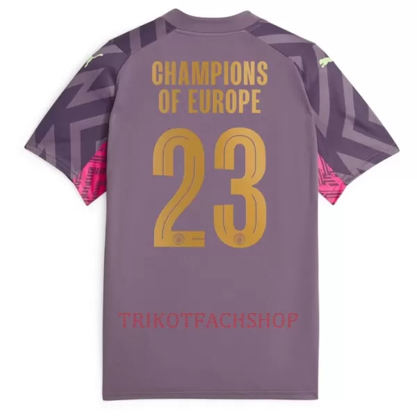 Manchester City Champions of Europe Torwart Auswärtstrikot 23/24 für Herren