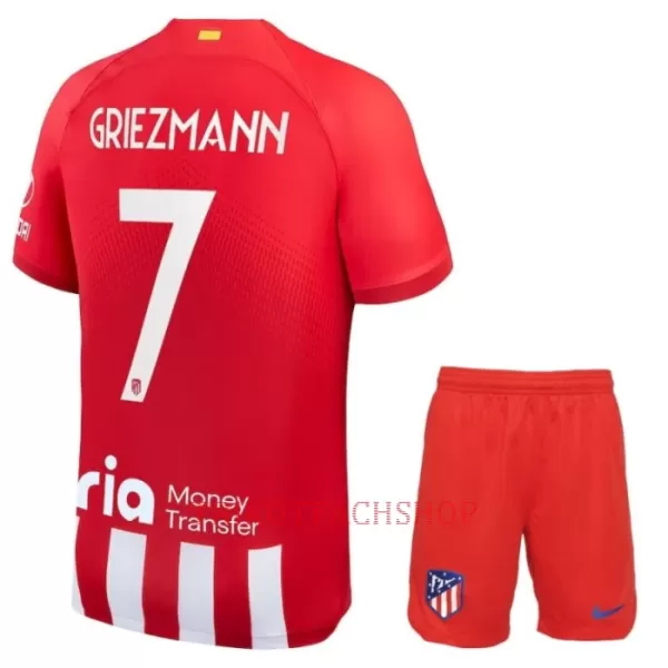 Atlético Madrid Antoine Griezmann 7 Heimtrikot 23/24 für Kinder