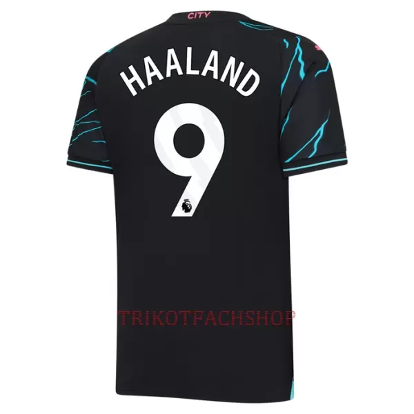 Manchester City Erling Haaland 9 Ausweichtrikot 23/24 für Kinder