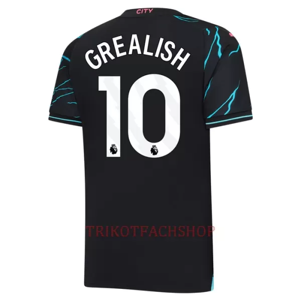 Manchester City Jack Grealish 10 Ausweichtrikot 23/24 für Kinder