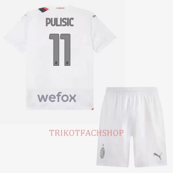 AC Milan Christian Pulišić 11 Auswärtstrikot 23/24 für Kinder