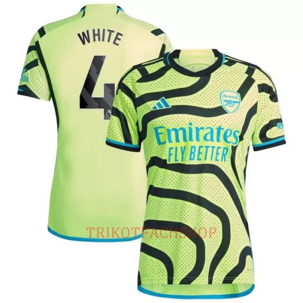 Arsenal White 4 Auswärtstrikot 23/24 für Herren