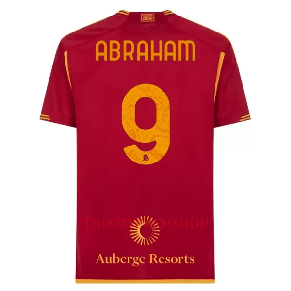 AS Roma Abraham 9 Heimtrikot 23/24 für Herren