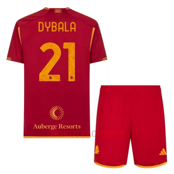 AS Roma Paulo Dybala 21 Heimtrikot 23/24 für Kinder