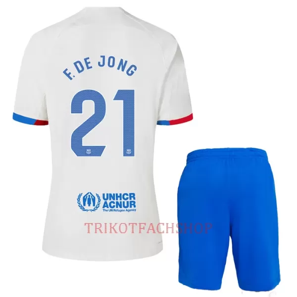 FC Barcelona Frenkie de Jong 21 Auswärtstrikot 23/24 für Kinder