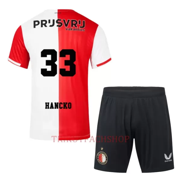 Feyenoord Rotterdam Hancko 33 Heimtrikot 23/24 für Kinder