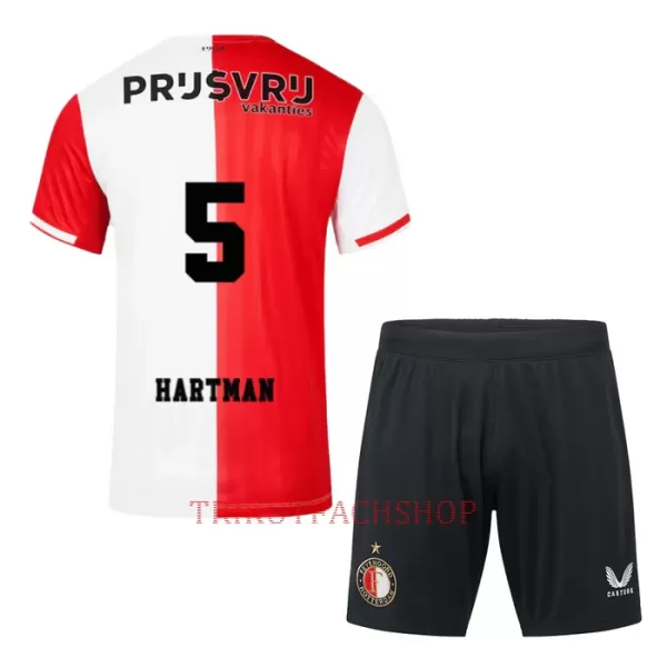 Feyenoord Rotterdam Hartman 5 Heimtrikot 23/24 für Kinder