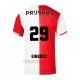 Feyenoord Rotterdam Santiago Gimenez 29 Heimtrikot 23/24 für Herren