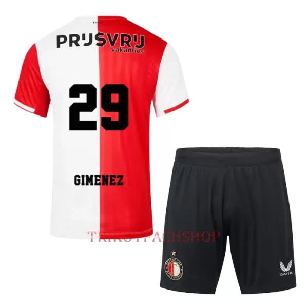 Feyenoord Rotterdam Santiago Gimenez 29 Heimtrikot 23/24 für Kinder