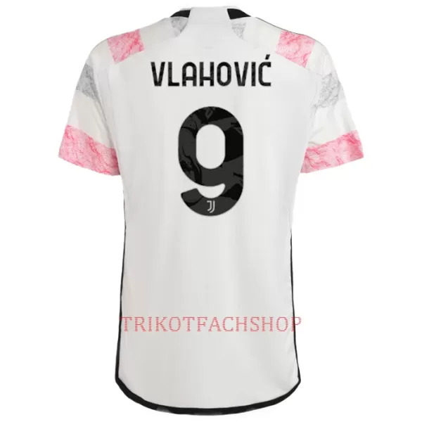 Juventus Dušan Vlahovic 9 Auswärtstrikot 23/24 für Kinder