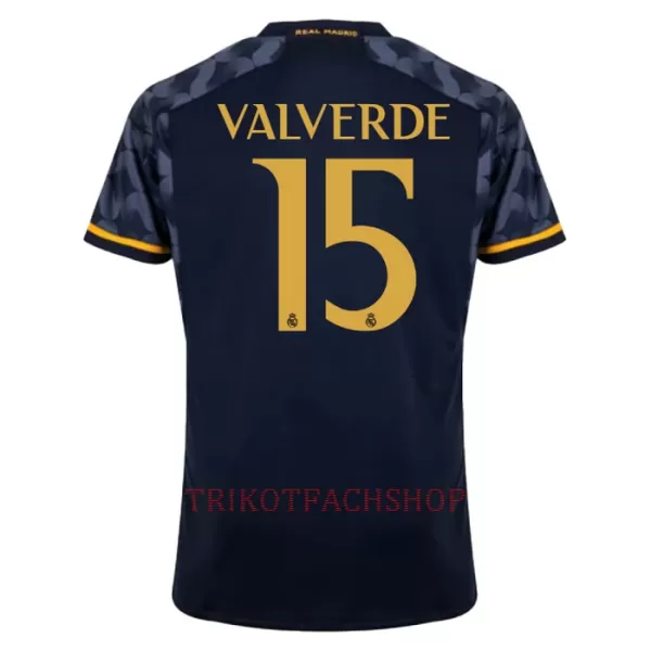 Real Madrid Federico Valverde 15 Auswärtstrikot 23/24 für Herren