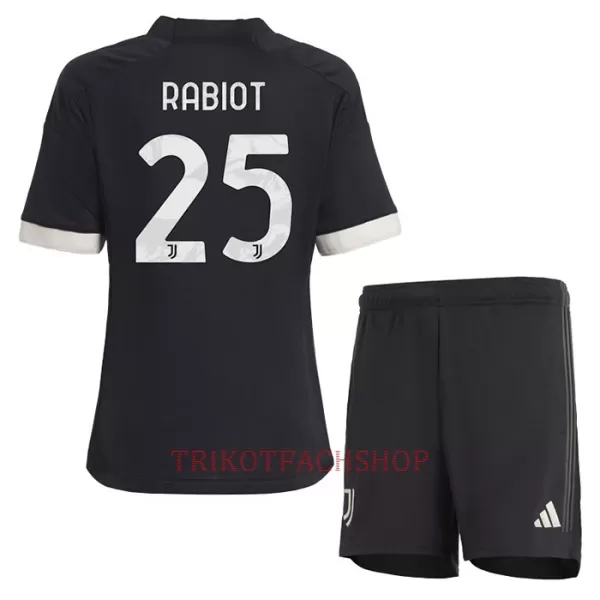 Juventus Adrien Rabiot 25 Ausweichtrikot 23/24 für Kinder