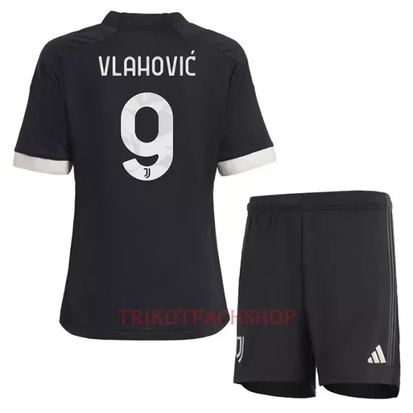 Juventus Dušan Vlahovic 9 Ausweichtrikot 23/24 für Kinder