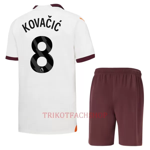 Manchester City Mateo Kovacic 8 Auswärtstrikot 23/24 für Kinder