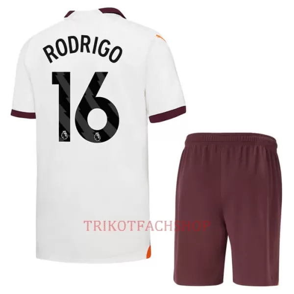 Manchester City Rodrigo Hernández 16 Auswärtstrikot 23/24 für Kinder