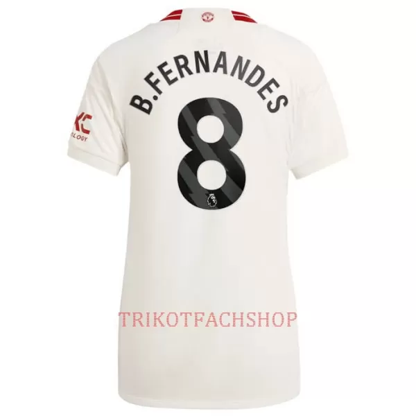 Manchester United Bruno Fernandes 8 Ausweichtrikot 23/24 für Damen