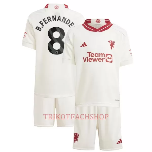 Manchester United Bruno Fernandes 8 Ausweichtrikot 23/24 für Kinder