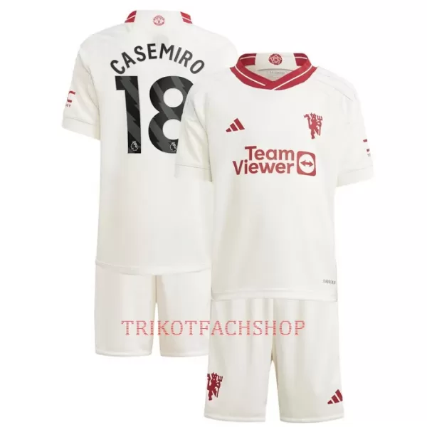 Manchester United Casemiro 18 Ausweichtrikot 23/24 für Kinder