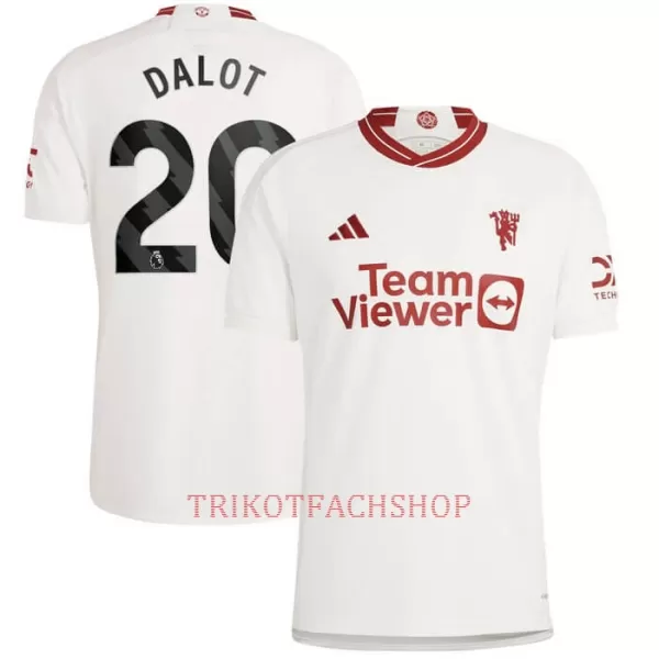 Manchester United Diogo Dalot 20 Ausweichtrikot 23/24 für Herren