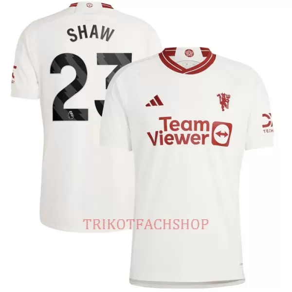 Manchester United Luke Shaw 23 Ausweichtrikot 23/24 für Herren