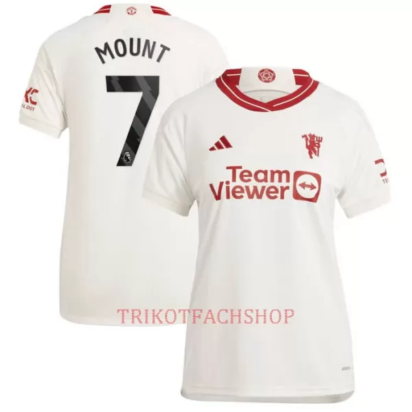 Manchester United Mason Mount 7 Ausweichtrikot 23/24 für Damen