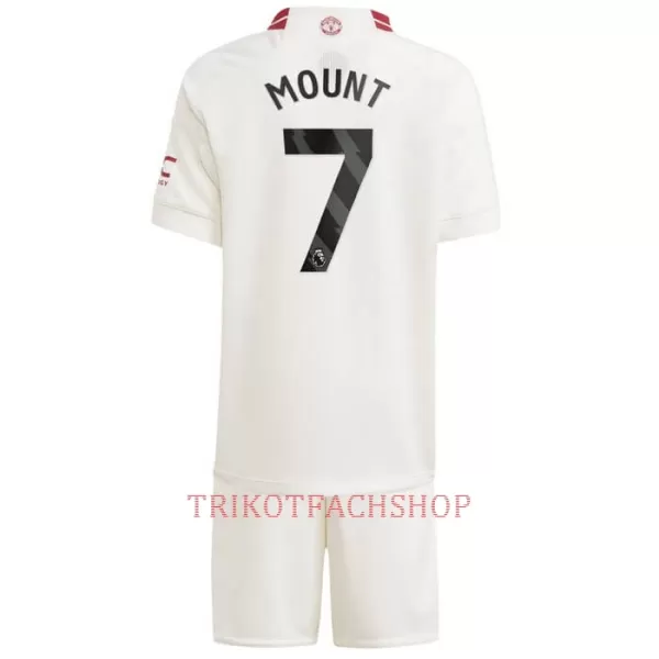 Manchester United Mason Mount 7 Ausweichtrikot 23/24 für Kinder