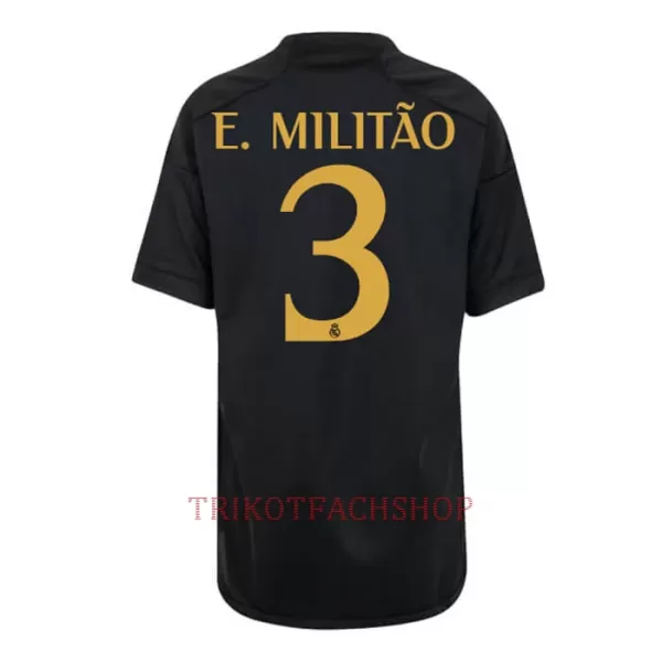 Real Madrid Éder Militão 3 Ausweichtrikot 23/24 für Kinder