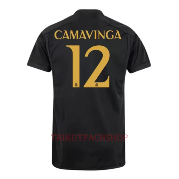 Real Madrid Eduardo Camavinga 12 Ausweichtrikot 23/24 für Herren