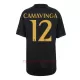 Real Madrid Eduardo Camavinga 12 Ausweichtrikot 23/24 für Kinder