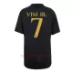 Real Madrid Vinicius Junior 7 Ausweichtrikot 23/24 für Kinder