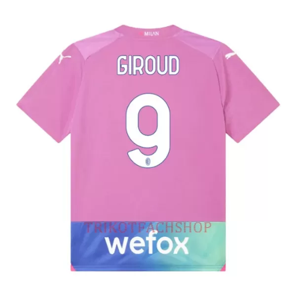 AC Milan Olivier Giroud 9 Ausweichtrikot 23/24 für Kinder