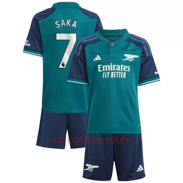 Arsenal Bukayo Saka 7 Ausweichtrikot 23/24 für Kinder