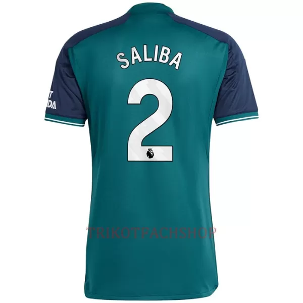 Arsenal Saliba 2 Ausweichtrikot 23/24 für Herren